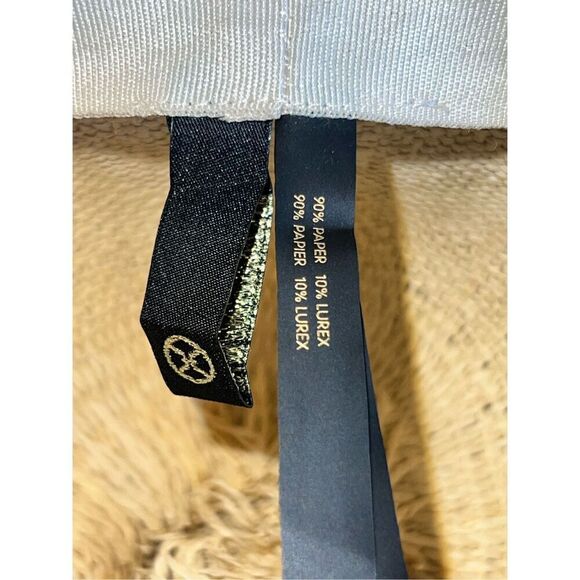 VIX Paula Hermanny floppy Panama cream straw sun beach vacation hat - Picture 6 of 6